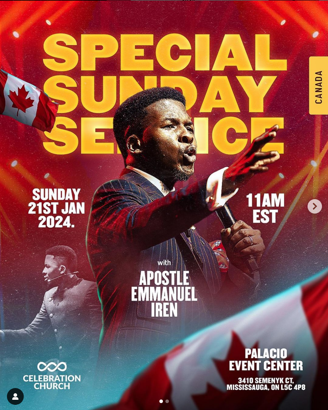 Special Sunday Service Canada - Friend Of Sinners