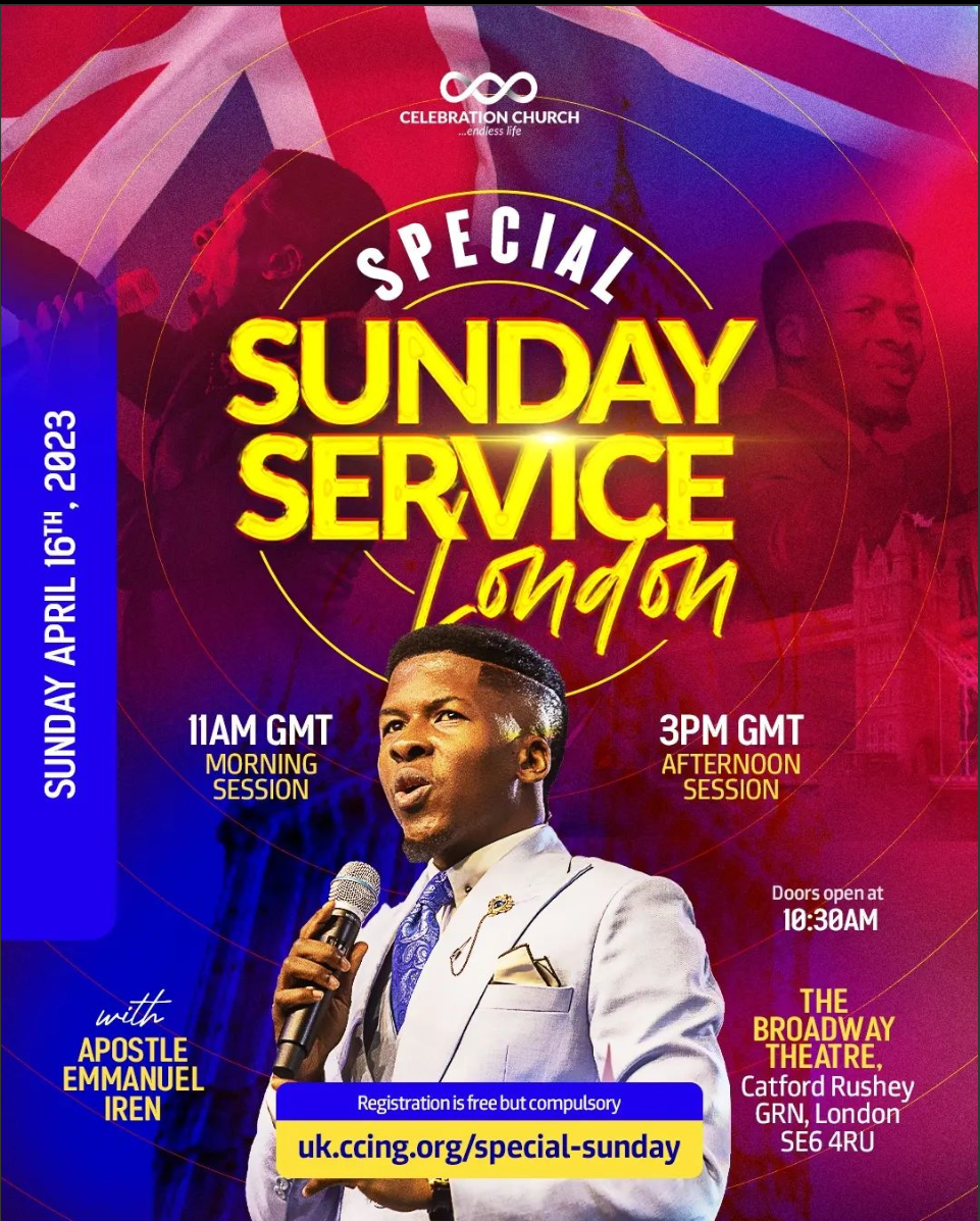 Special Sunday Service London Afternoon